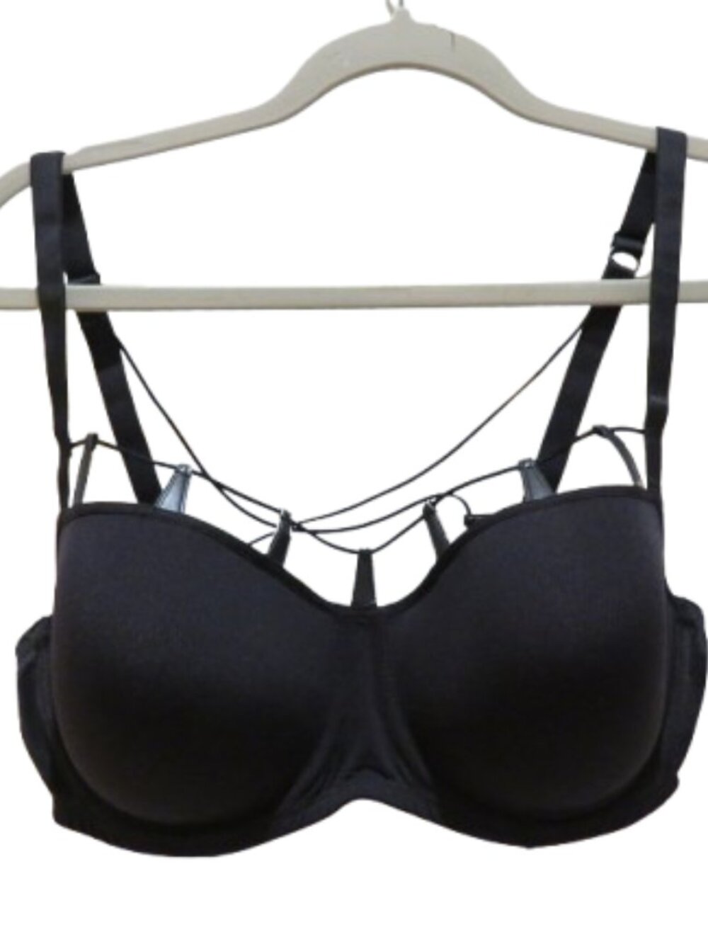 MARLIES DEKKER Undressed Femme Fatale Cage Bra Black 36D Goth Retro Pinup Alt